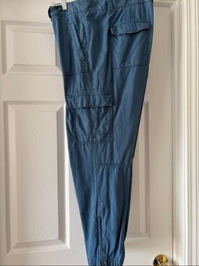 Loft cargo ladies pant . Blue color. size 14